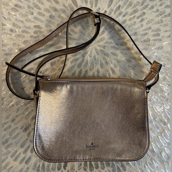 NWOT* KATE SPADE NEW YORK HOLIDAY LANE VAL CROSSBODY BAG Rose Gold Retail $280